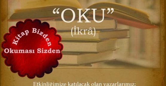 Eyüp Belediye Başkanı Remzi Aydın “Kitap Bizden Okuması Sizden” dedi.
