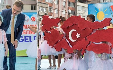 Gaziosmanpaşa'da başlayan Okul Öncesi Eğitim Şenlikleri'nde anaokulu öğrencilerinin sergilediği gösteriler