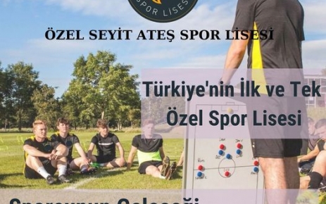 Öğrenciler 2022-2023 Eğitim-Öğretim Yılında Özel Seyit Ateş Spor Lisesinde eğitime