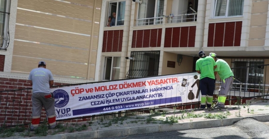 Eyüp Belediyesi Beyaz Masa ekipleri sorunları anında çözdü.