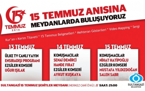Demokrasi ve Milli Birlik Günü ilan edilen 15 Temmuz darbe