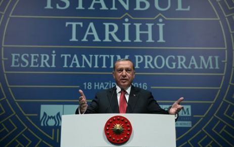 Tarih Geleceğimize Yön Veren Bir Pusuladı Cumhurbaşkanı Erdoğan, “Yaşadığımız olayları, ülkemizdeki, bölgemizdeki gelişmeleri tarihin bize tuttuğu
