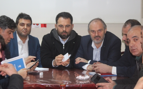 Gaziosmanpaşa Belediye Başkan Yardımcısı Beşir Açıkca ve Teşkilat Başkanı Recep