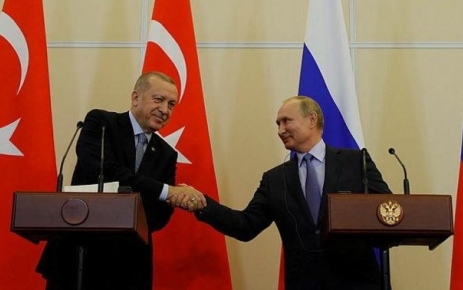 Başkan Recep Tayyip Erdoğan ile Rusya Devlet Başkanı Vladimir Putin’in