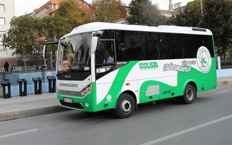 Gaziosmanpaşa Belediyesinin iki farklı hatta hizmete sunduğu ücretsiz ring seferler,