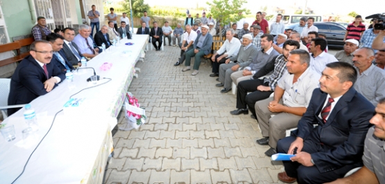 Uşak Valisi Seddar yavuz"Köylerimiz her türlü hizmeti alacak"dedi.