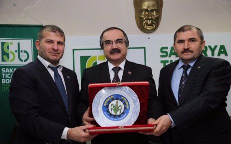 Sakarya Valisi Hüseyin Avni Coş, Sakarya Ticaret Borsası Ocak Ayı