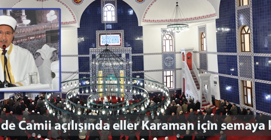 Gaziosmanpaşa Kazım Karabekir  Valide Camii'ni  Belediye Başkanı Hasan