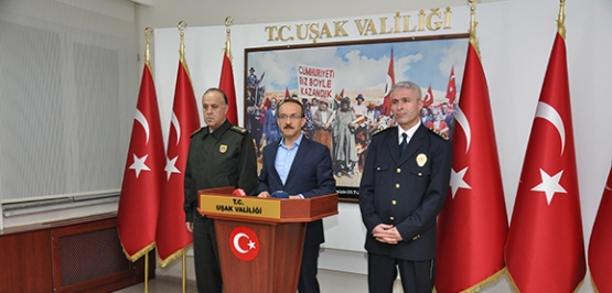  Uşak Valisi Seddar Yavuz"Çok kıymetli Uşaklı vatandaşlarım"
