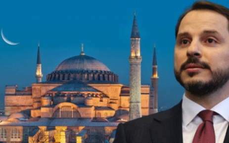 Hazine ve Maliye Bakanı Berat Albayrak, "Darphanemiz tarafından basılan AyasofyaCamii