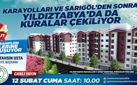 Gaziosmanpaşa’da kentsel dönüşüm konutları hak sahipleriyle buluşmaya devam ediyor.