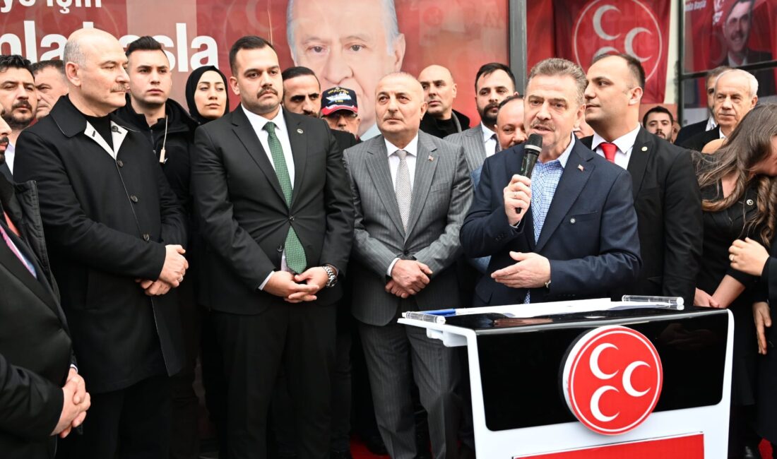 MHP Gaziosmanpaşa Seçim Koordinasyon Merkezi  Başkan Usta, Bakan Soylu,