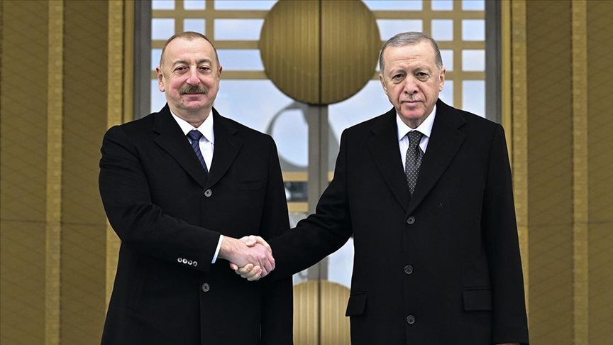 Cumhurbaşkanı Recep Tayyip Erdoğan, Türkiye'ye resmi ziyarette bulunan Azerbaycan Cumhurbaşkanı