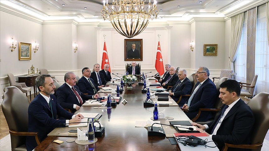 Cumhurbaşkanlığı Yüksek İstişare Kurulu, Cumhurbaşkanı Recep Tayyip Erdoğan başkanlığında toplandı.