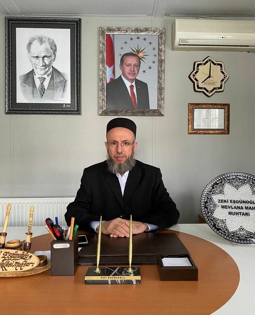 Mevlana Mahalle Muhtarı Zeki Eşgünoğlu "Mevlana Mahallemize hizmet ve eser