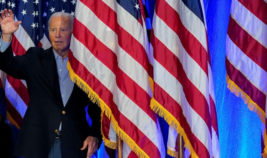 ABD Başkanı Joe Biden, 5 Kasım'da gerçekleşecek seçimler için adaylıktan