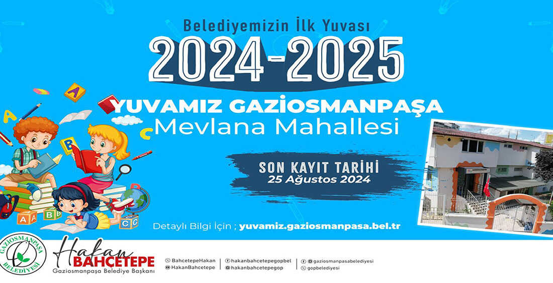 Gaziosmanpaşa Belediyesi, çocuklara okul öncesi eğitim sunmak ve onları geleceğe