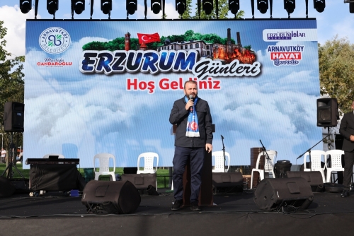 Arnavutköy Şehir Parkı'nda gerçekleştirilen etkinlik, Erzurum’un köklü kültürünü ve yöresel