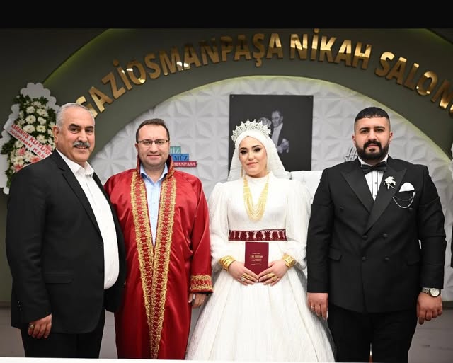 Aşiret reisi ve kanaat önderi Sabahattin Can’ın kızının nikahını belediye