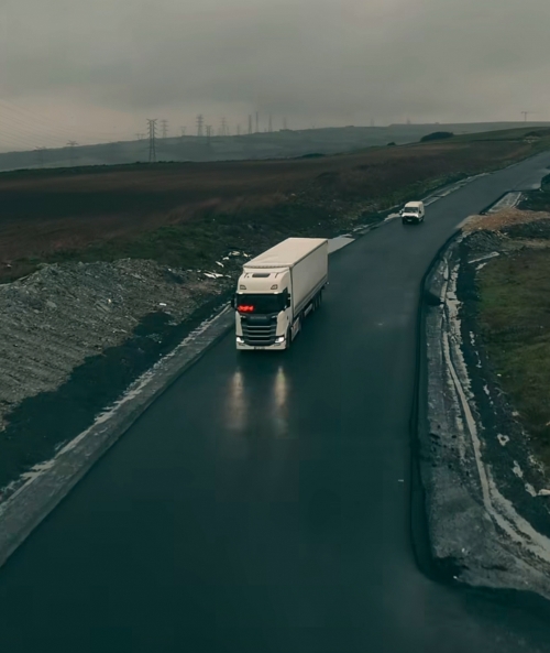 Sanayi trafiğini düzenleyen yeni yol sayesinde Hadımköy Merkez’deki yoğunluk azaldı,