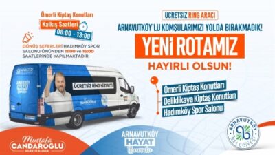 Mevcut dört güzergaha ek olarak, Ömerli Kiptaş Konutları, Deliklikaya Kiptaş