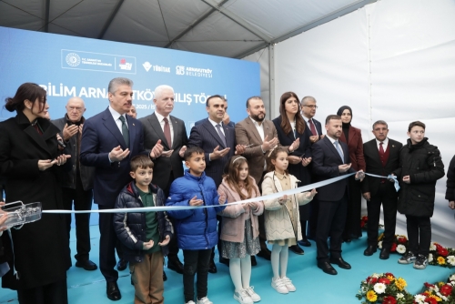 Sanayi ve Teknoloji Bakanı Mehmet Fatih Kacır ve Başkan Mustafa