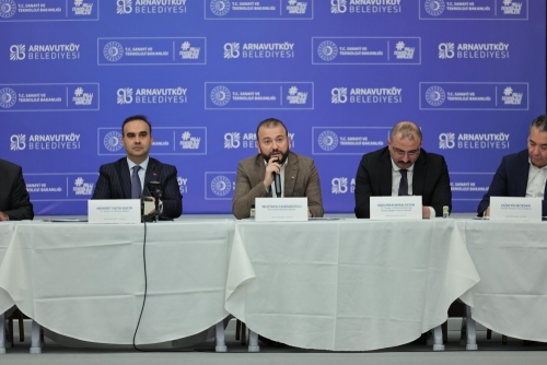 Sanayi ve Teknoloji Bakanı Mehmet Fatih Kacır ve Başkan Mustafa