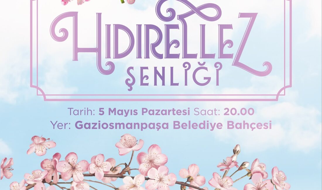 5 Mayıs Pazartesi Hıdırellez Şenliği kutlamaları yapılacak!