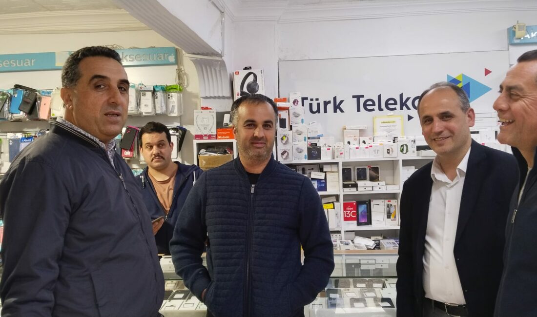 Mevlana Mahalle Başkanı Yusuf Polat, Mevlana esnafını ziyaret ederek, Cumhurbaşkanının,