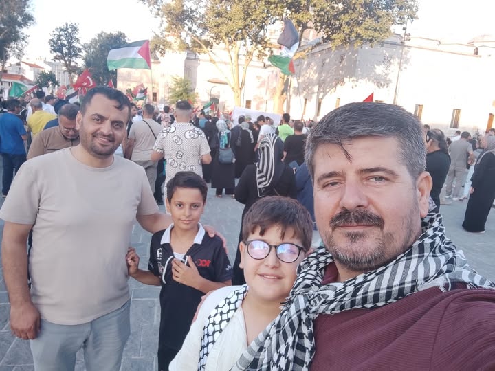 İstanbul’da, Filistin’e Destek Platformu tarafından İsrail'in Gazze'de sürdürdüğü saldırılara ve