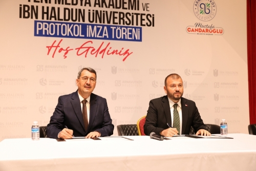Arnavutköy Belediyesi ile İbn Haldun Üniversitesi arasında Yeni Medya Akademi