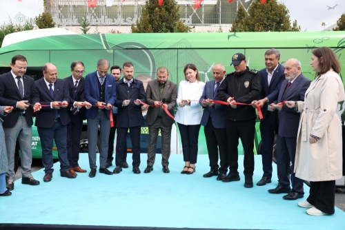 Arnavutköy Belediyesi filosuna kattığı 5 yeni yerli ve elektrikli otobüsle