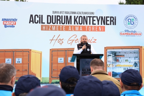 Dünya Afet Risklerinin Azaltılması Günü’nde düzenlenen programda 10 afet konteyneri