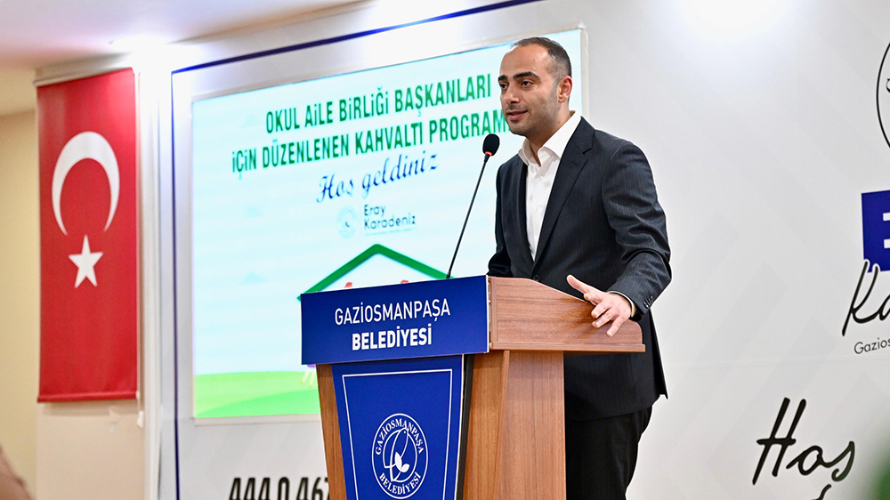 Gaziosmanpaşa Belediye Başkanı Eray Karadeniz “Her türlü fedakârlığı yapıp eğitimcilik