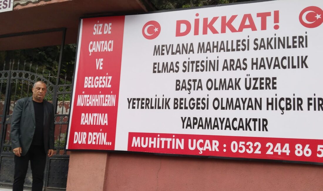 Kanaat Önderi ve İş İnsanı Muhittin Uçar “Sözleşmedeki  projenin