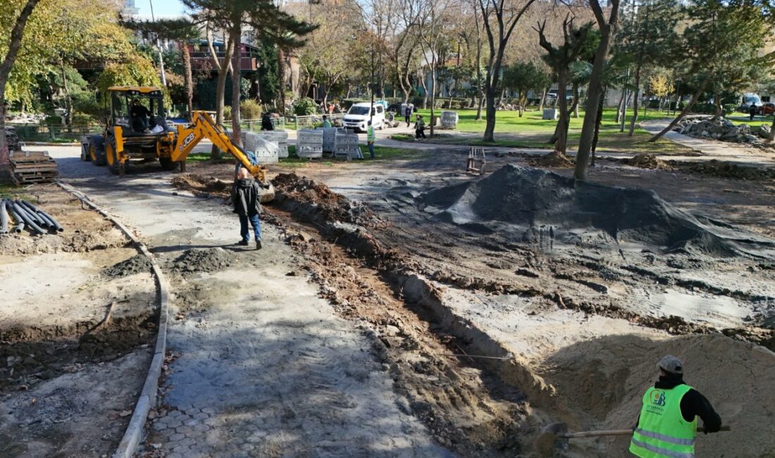 Bayrampaşa Belediyesi, Sabri Akpınar Parkı’nda yenileme çalışmalarını başlattı.