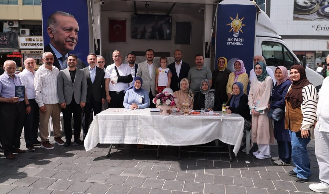 Başkan Abdullah Özdemir Gaziosmanpaşa’da AK Parti İstanbul İl Başkanı Abdullah Özdemir, Başkan İsmail Ergüneş’i