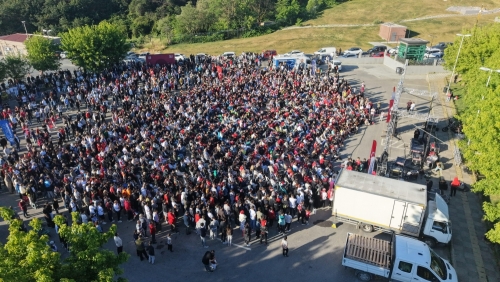 Arnavutköy Tek Yürek Oldu, Milli Takıma Destek Meydanlardan Yükseldi A Milli Futbol Takımımızın Avustralya karşılaşması, Arnavutköy Şehir Parkı ve