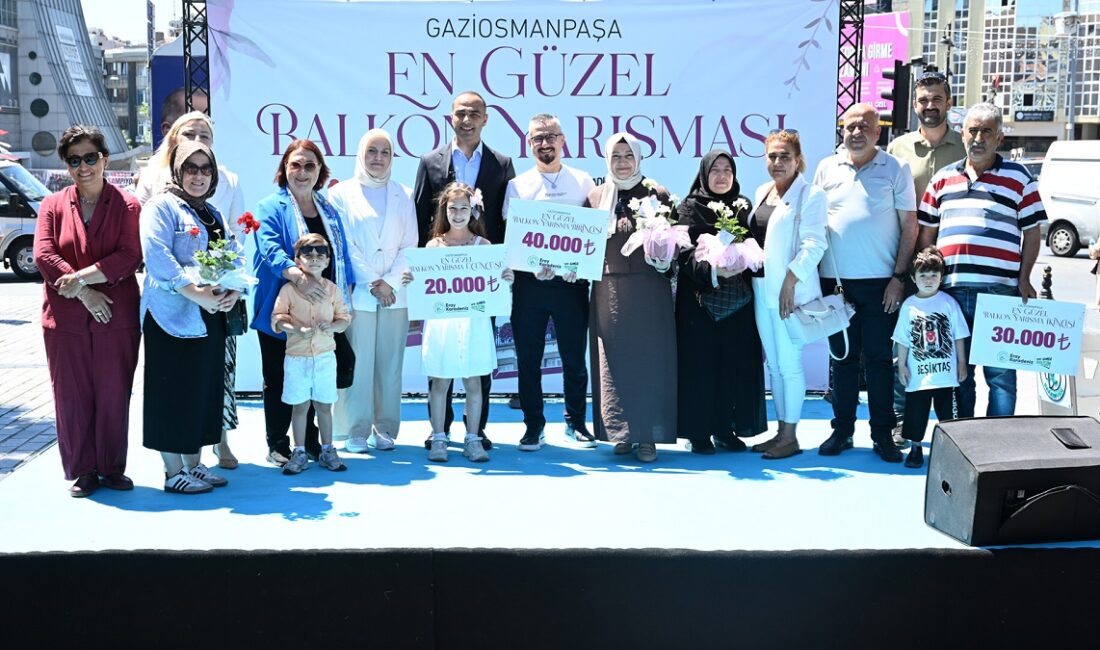 GAZİOSMANPAŞA’NIN EN GÜZEL BALKONLARI SEÇİLDİ Gaziosmanpaşa Belediyesi tarafından çevre bilincini güçlendirmek, yeşil yaşam kültürünü teşvik