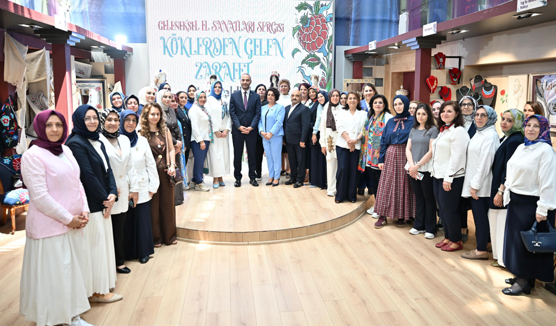 Gaziosmanpaşa Belediyesi tarafından düzenlenen “Köklerden Gelen Zarafet” El Sanatları Sergisi,
