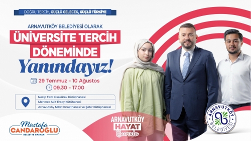 Üniversite Tercih Döneminde de Gençlerimizin Yanındayız Eğitim yolculuğunda gençlerimize sunduğumuz destekleri üniversite tercih döneminde de sürdürüyoruz.