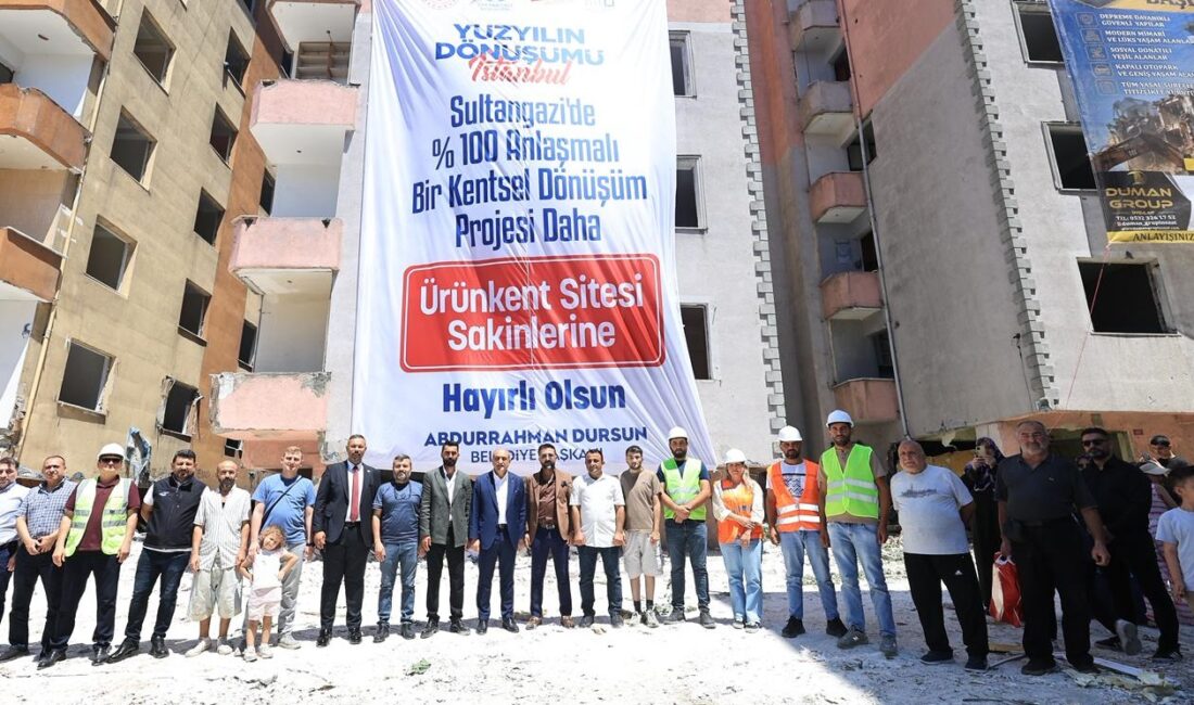 Kentsel dönüşüm için yoğun bir çalışma yürüten Sultangazi Belediyesi, bu