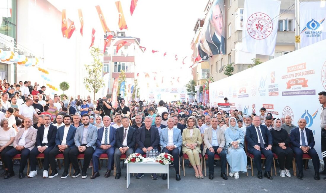 Yunus Emre Gençlik ve Spor Merkezi’ne Görkemli Açılış Sultangazi Belediyesi, Yunus Emre Mahallesi Gençlik ve Spor Merkezi’nin açılışını