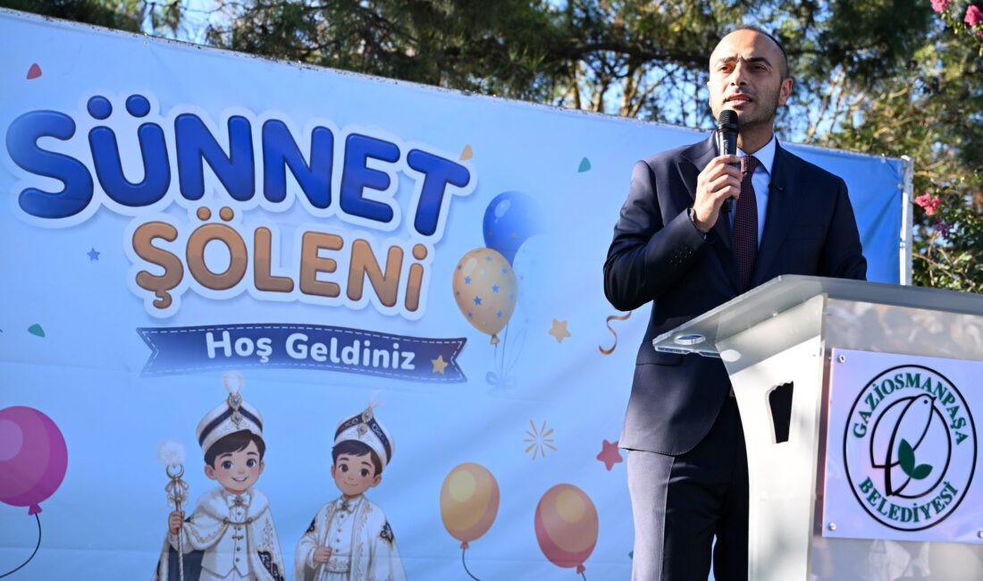 Gaziosmanpaşa Belediyesi’nin geleneksel hale getirdiği sünnet şöleni her yıl olduğu