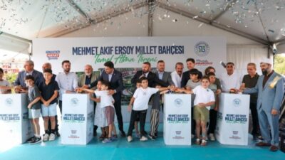 Mehmet Akif Ersoy Mahallesi Dev Millet Bahçesine Kavuşuyor Mehmet Akif Ersoy Mahallesi’nde hayata geçireceğimiz Millet Bahçesi’nin temelini düzenlediğimiz