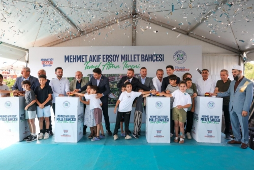 Mehmet Akif Ersoy Mahallesi Dev Millet Bahçesine Kavuşuyor Mehmet Akif Ersoy Mahallesi’nde hayata geçireceğimiz Millet Bahçesi’nin temelini düzenlediğimiz