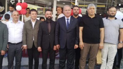 Ali Ustam Çiğköfte Mevlana’da törenle hizmete açıldı AK Parti Gaziosmanpaşa İlçe Başkanı İsmail Ergüneş, Mevlana Mahalle Başkanı
