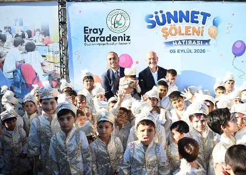 GAZİOSMANPAŞA’DA 500’E YAKIN ÇOCUĞUN SÜNNET HEYECANI ŞÖLENE DÖNÜŞTÜ Gaziosmanpaşa Belediyesi tarafından Millet Bahçesi’nde düzenlenen Geleneksel Sünnet Şöleni’nde 500’e