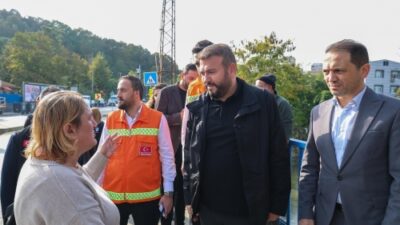 İstanbul’da etkili olan yoğun sağanak yağışların ardından selden etkilenen komşularımızın