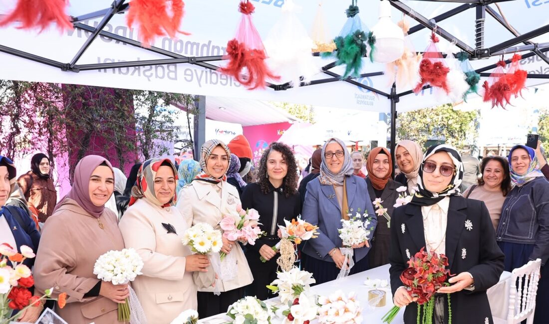 Sultangazili kadınların ellerinden çıkan el emeği göz nuru ürünler Sultangazi